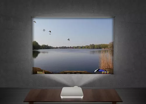 beamer-leinwand